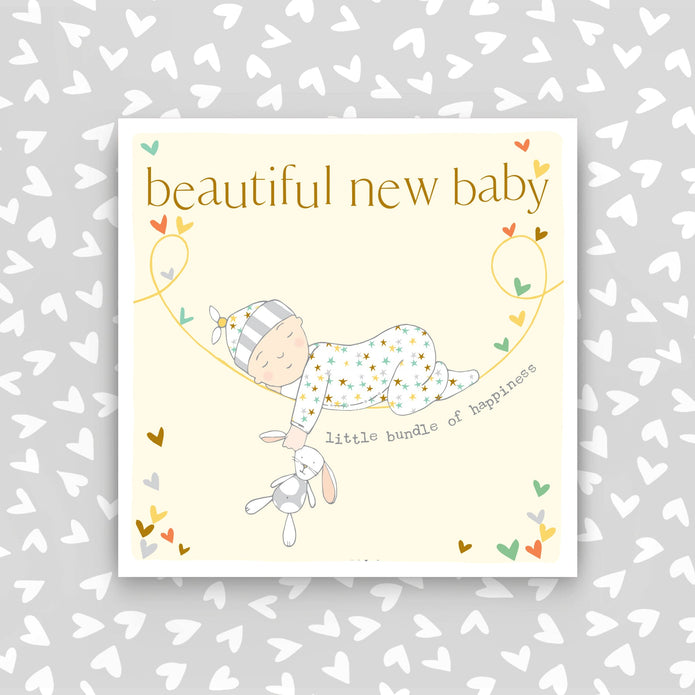 CB229-Molly Mae-Beautiful New Baby Greeting Card-Card-Carried On The Breeze