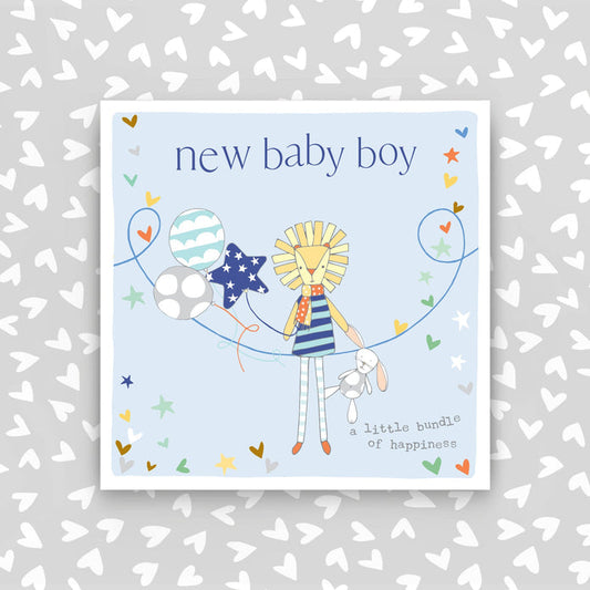 CB230-Molly Mae-New Baby Boy Greeting Card-Card-Carried On The Breeze