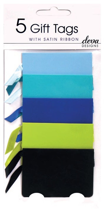 8281003-Deva Designs-Brights 5Pk -Gift Tags-