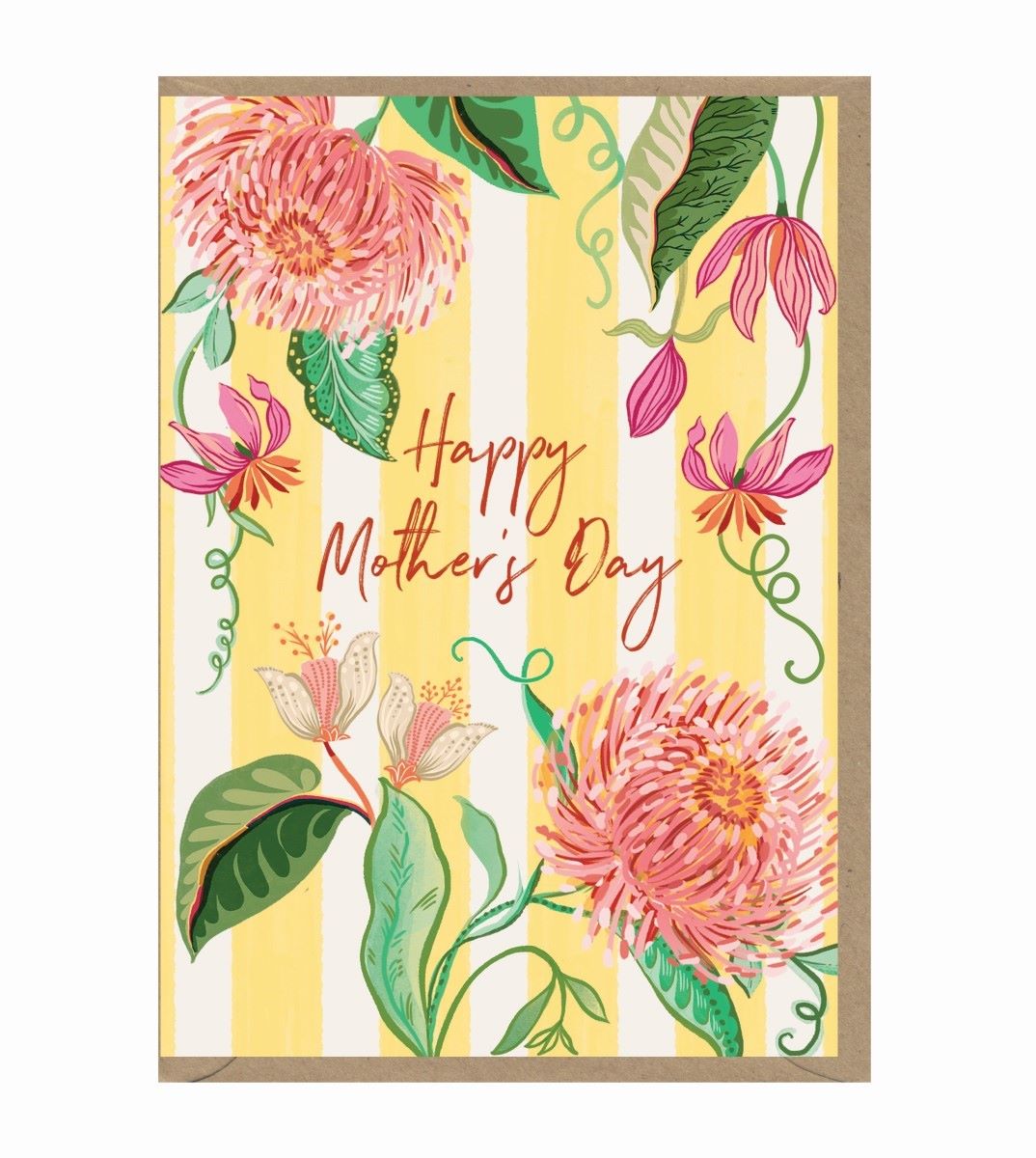 HON045-Earlybird-Happy Mother'S Day Floral-Card-Honey