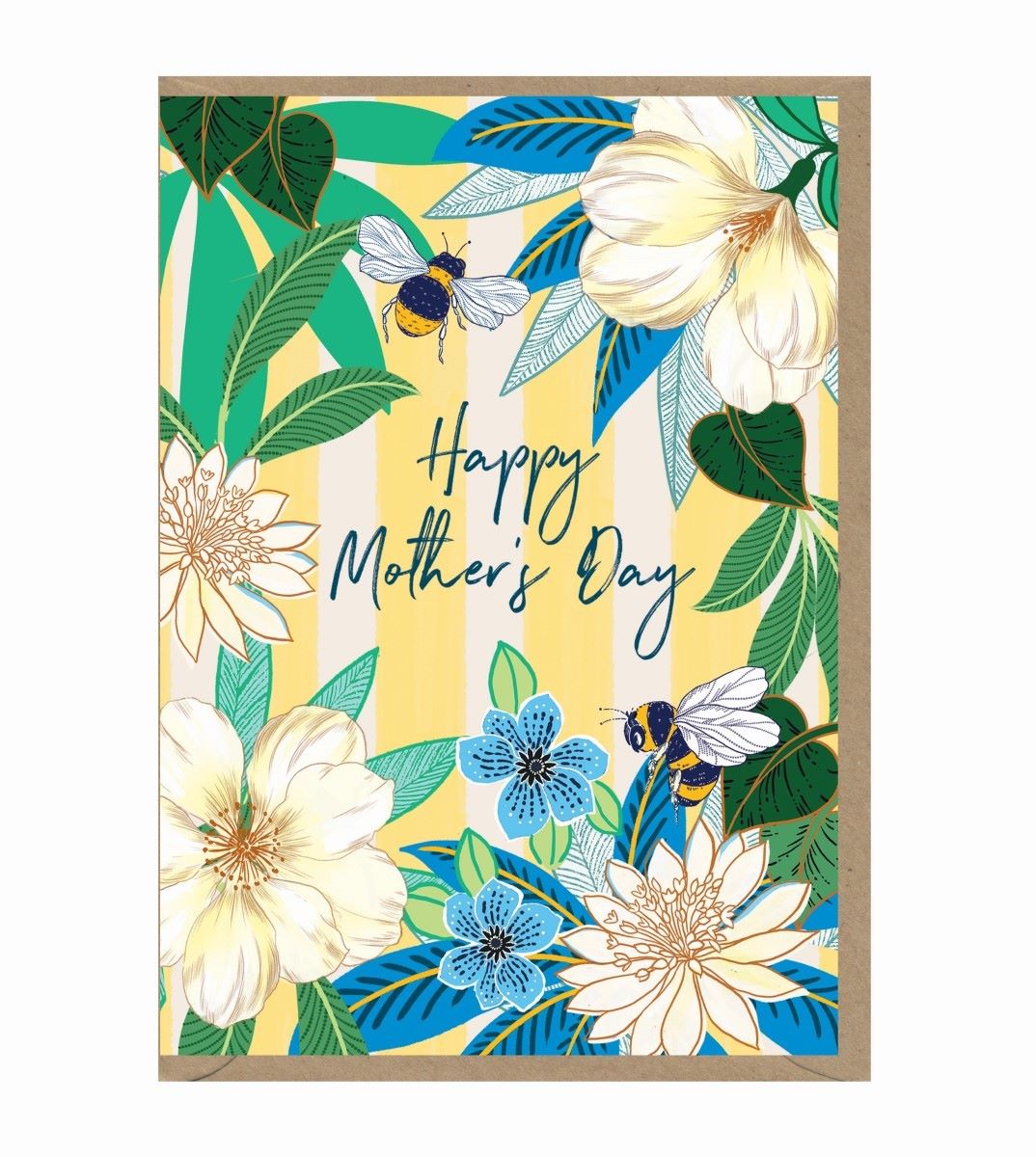 HON046-Earlybird-Happy Mother'S Day Floral-Card-Honey