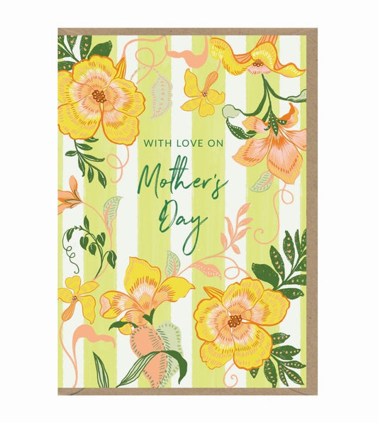 HON047-Earlybird-With Love On Mother'S Day Floral-Card-Honey