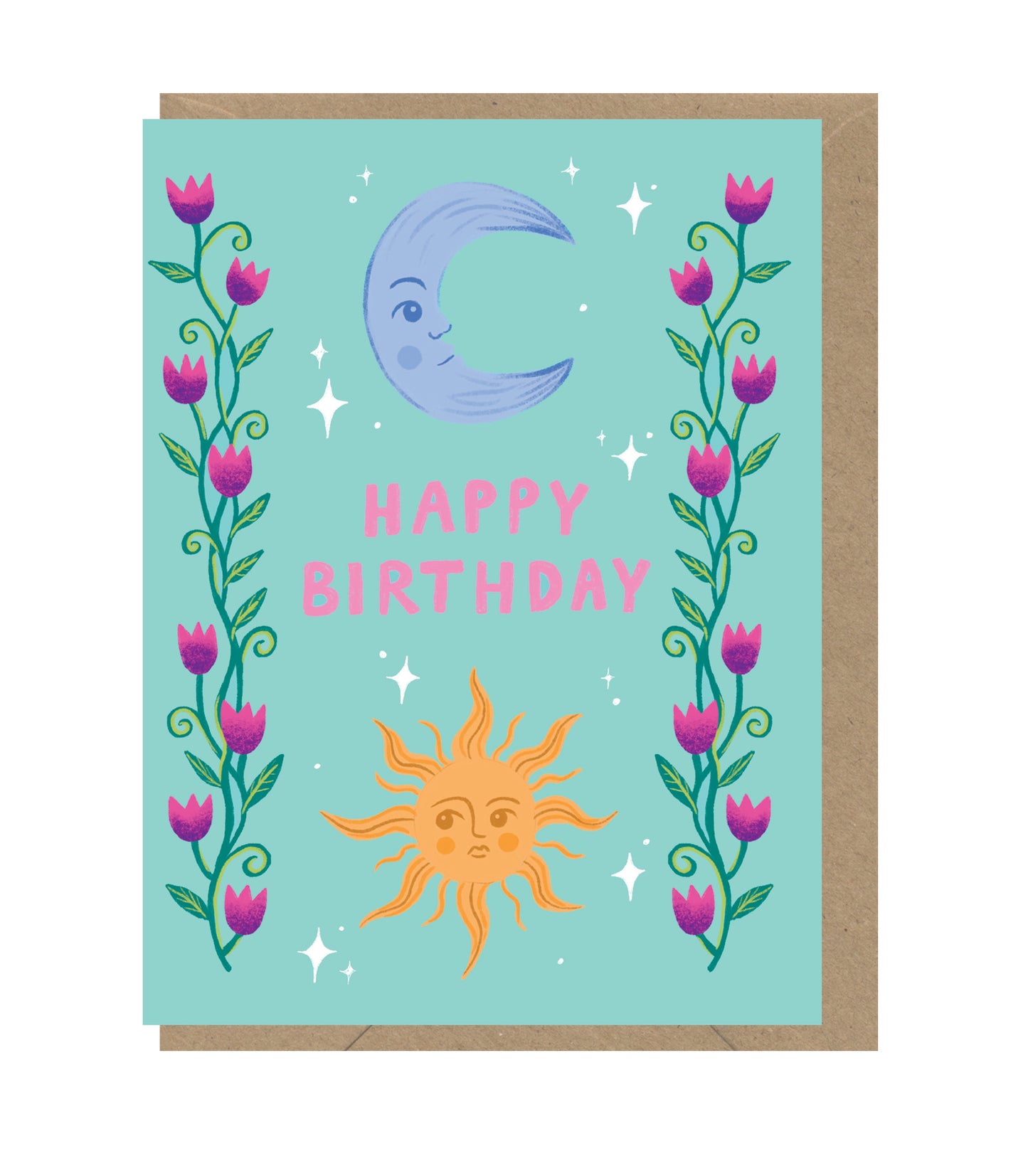 LITT003-Earlybird-Birthday Sun And Moon-Card-Little Trinkets