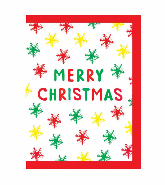 MEON031-Earlybird-Snowflakes-Xmas Mini Card-Mini Christmas
