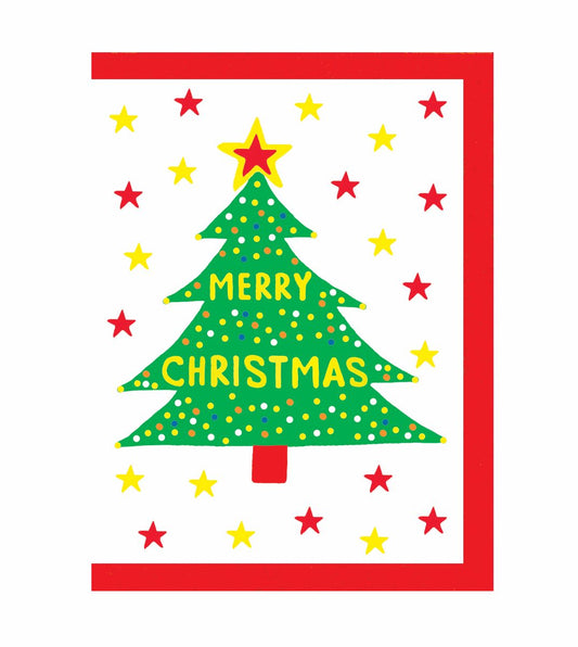 MEON034-Earlybird-Tree-Xmas Mini Card-Mini Christmas