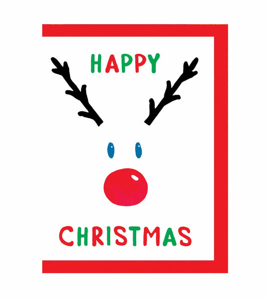 MEON037-Earlybird-Rudolph-Xmas Mini Card-Mini Christmas