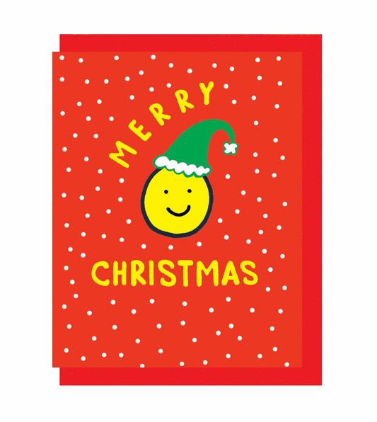 MEON038-Earlybird-Christmas Face-Xmas Mini Card-Mini Christmas