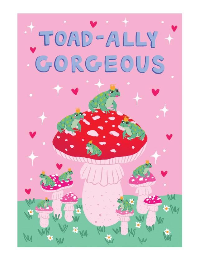 QUACK026-Earlybird-Toad-Ally Gorgeous-Card-Quackers