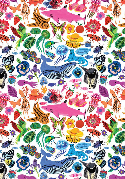 W062-Earlybird-Rainbow Animals & Creatures-Wrap-