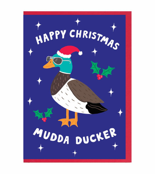 XQ001-Earlybird-Christmas Mudda Ducker-Xmas Card-Christmas Quackers