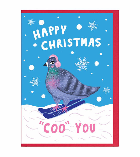 XQ002-Earlybird-Christmas Coo You-Xmas Card-Christmas Quackers