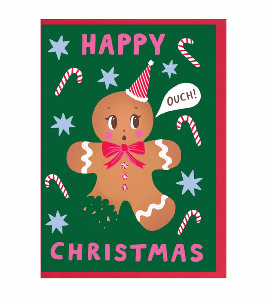 XQ004-Earlybird-Christmas Gingerbread-Xmas Card-Christmas Quackers