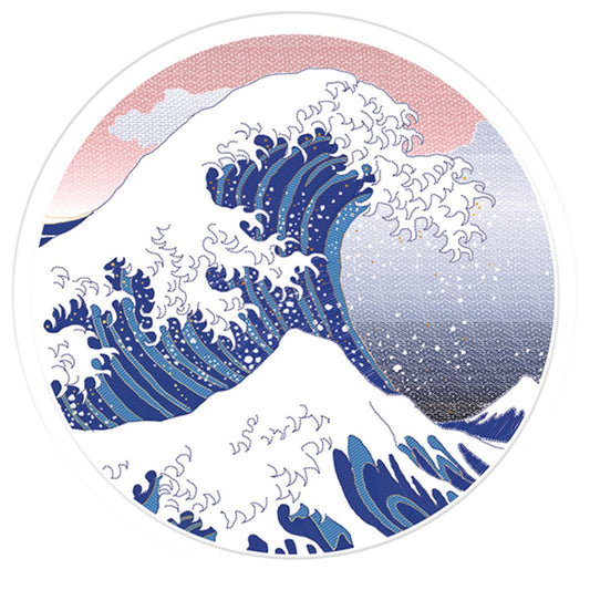 9914800003-Editions du Desastre-The Great Wave Off Kanagawa By  Katsushika Hokusai-Card-Broderie