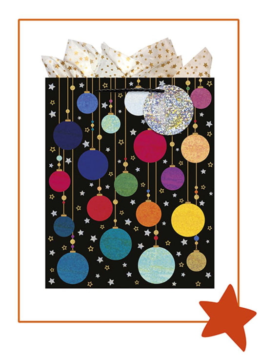 9613870052-The Editor Groupe-Girandole-Large Bag 260Mm X 320Mm-Xmas Gift Bag-