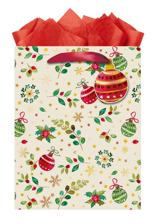 9613870058-The Editor Groupe-Traditionnel-Medium Bag 180Mm X 230Mm-Xmas Gift Bag-