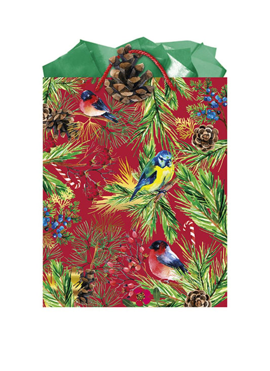 9613870689-The Editor Groupe-Sous Bois-Large Bag 260Mm X 320Mm-Xmas Gift Bag-