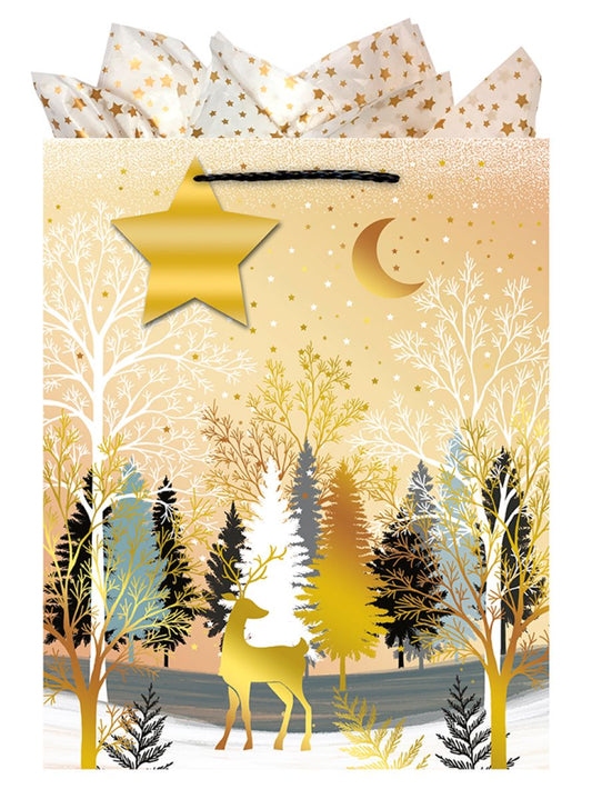 9613870734-The Editor Groupe-Reveillon-Large Bag 260Mm X 320Mm-Xmas Gift Bag-