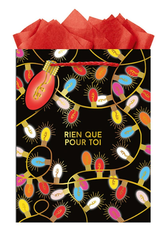 9613870743-The Editor Groupe-Light-Medium Bag 180Mm X 230Mm-Xmas Gift Bag-