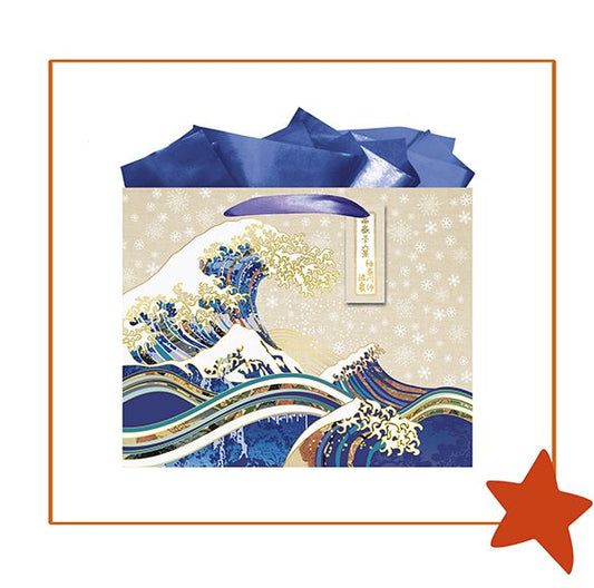 96138770054-The Editor Groupe-Japonismehz-Horizontal Medium Bag 250Mm X 200Mm-Xmas Gift Bag-