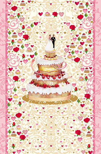 9919963014-Editor Groupe-Wedding Cake-Card-Miniature Greeting Cards