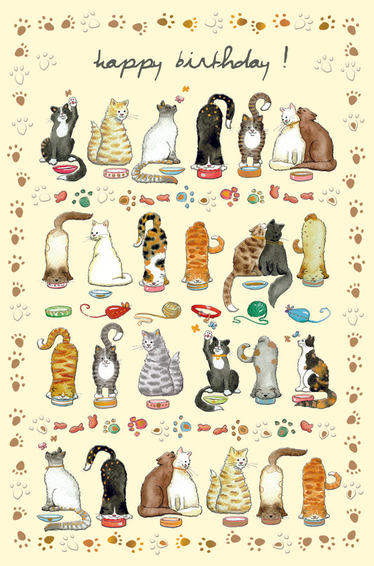 9919963083-Editor Groupe-Cats-Card-Miniature Greeting Cards