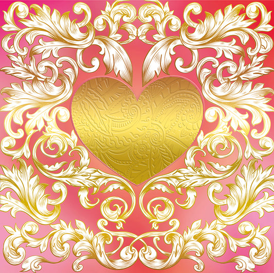 9930600036-Editor Groupe-Gold Heart-Card-Palazzo - Cd
