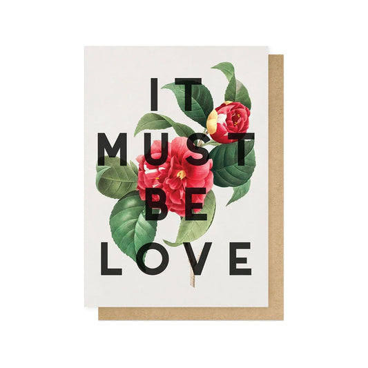 13PRIN021C-East End Prints-It Must Be Love-Card-The 13 Prints