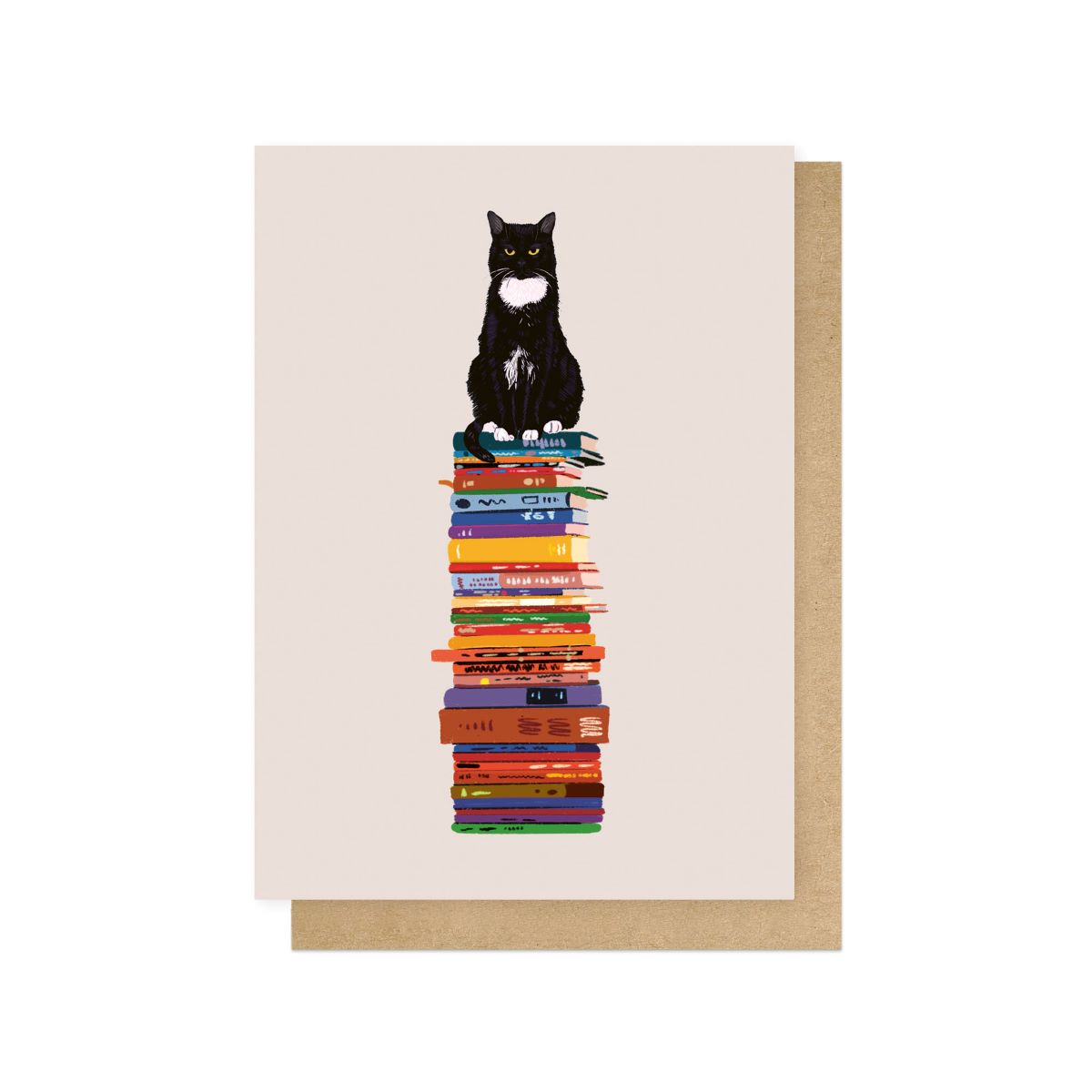 ALILEV001C-East End Prints-Book Cat-Card-