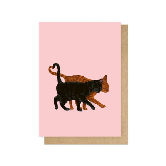 ALILEV007C-East End Prints-Cat Love-Card-Alissa Levy