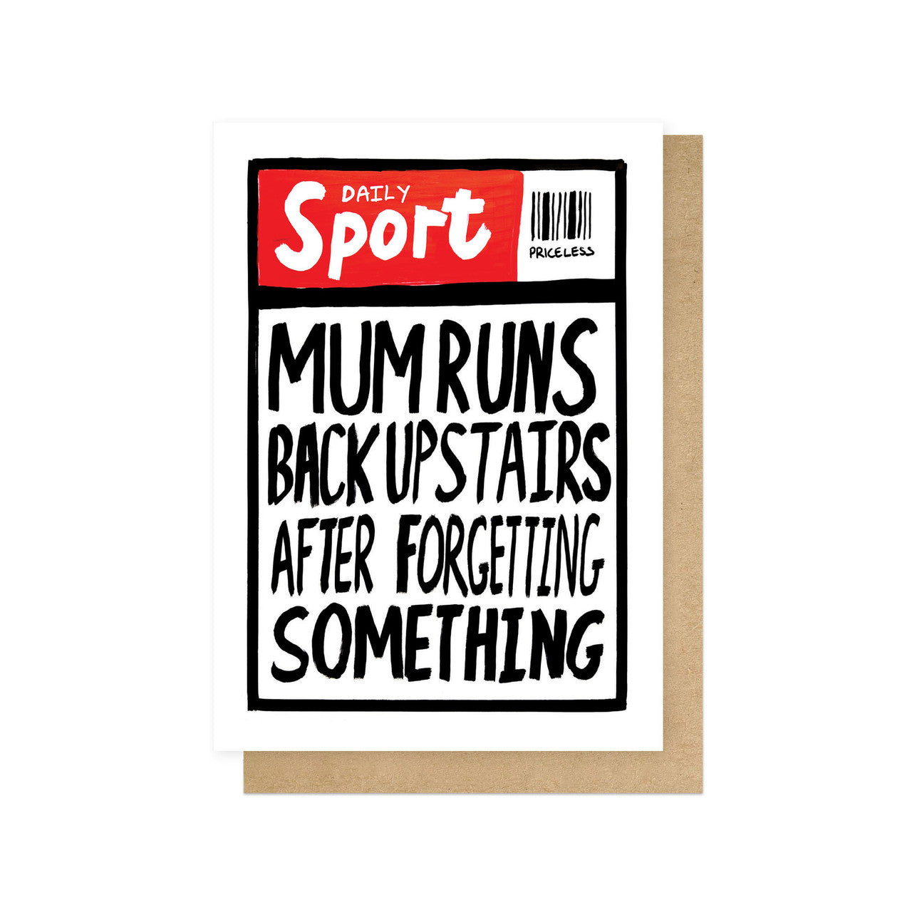 BILKID014C-East End Prints-Daily Sport Mum-Card-