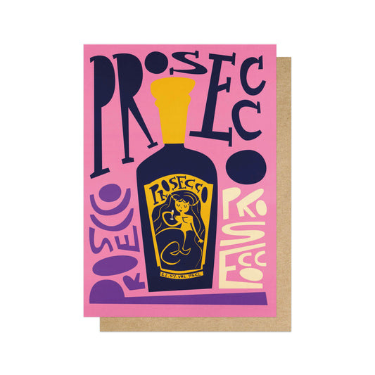 FOXVEL025C-East End Prints-Prosecco-Card-