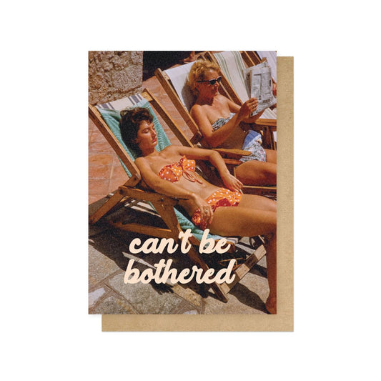 GSPRIN002C-East End Prints-Can'T Be Bothered-Card-
