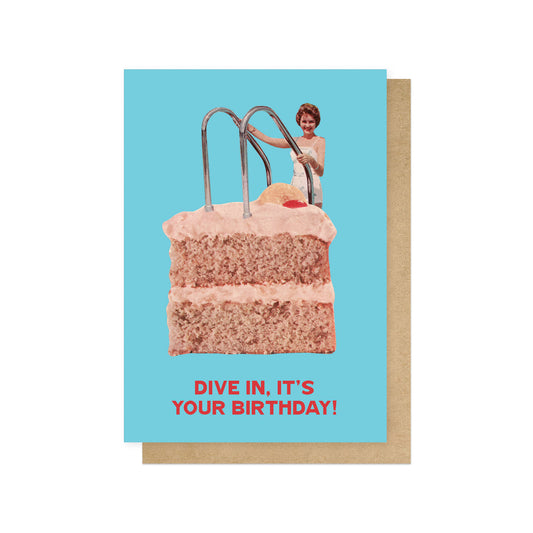 JULWAL036C-East End Prints-Dive In-Card-Julia Walck