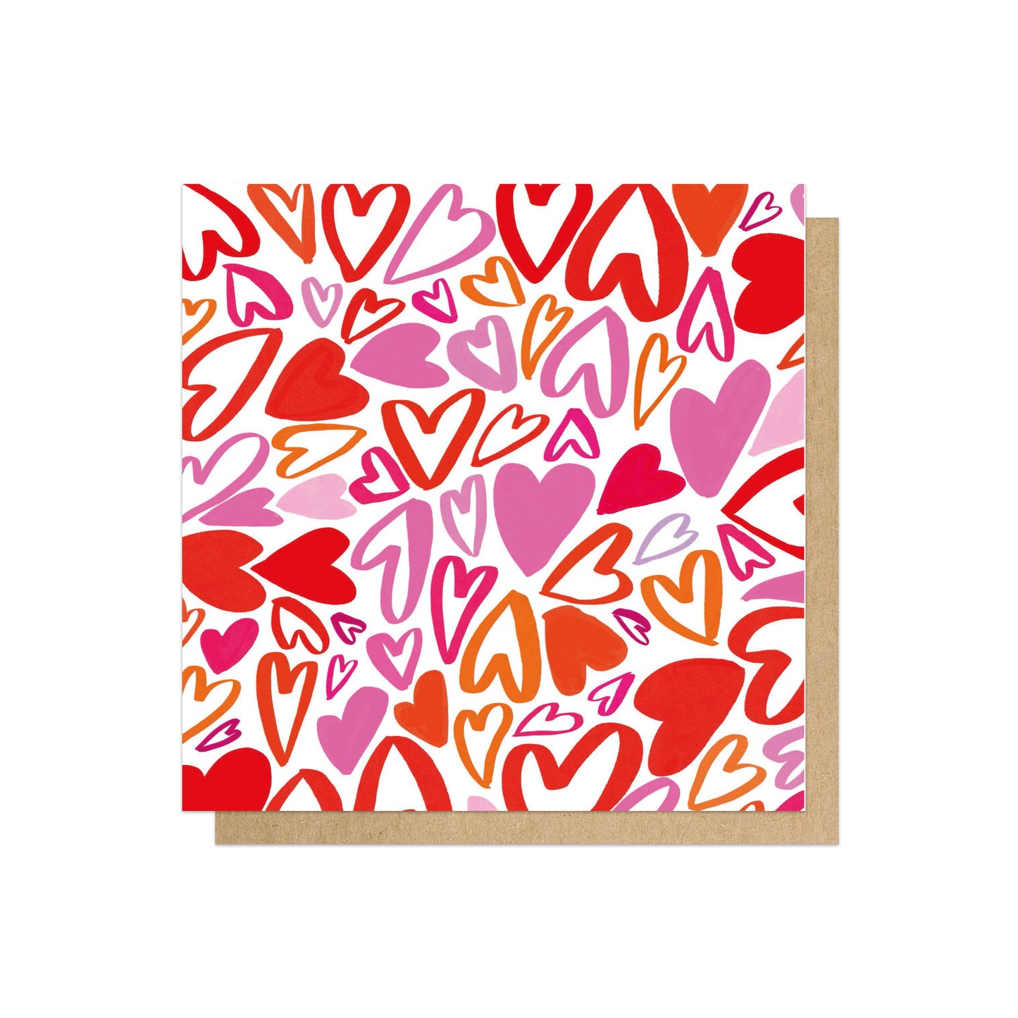 KATEDE006C-East End Prints-Lots Of Love-Card-