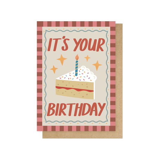 KIDVIL055C-East End Prints-It'S Your Birthday-Card-Kid Of The Village