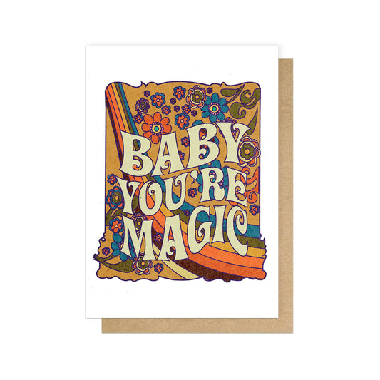 KRITAT063C-East End Prints-Baby You'Re Magic-Card-Golden Daze