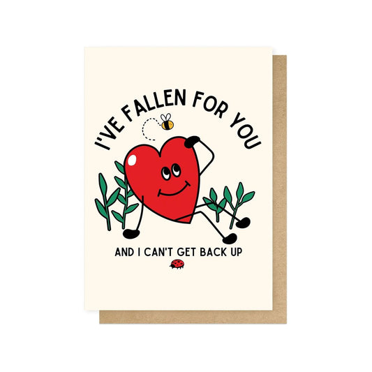 MOTSUN035C-East End Prints-I'Ve Fallen For You-Card-Mother & Sun Studio