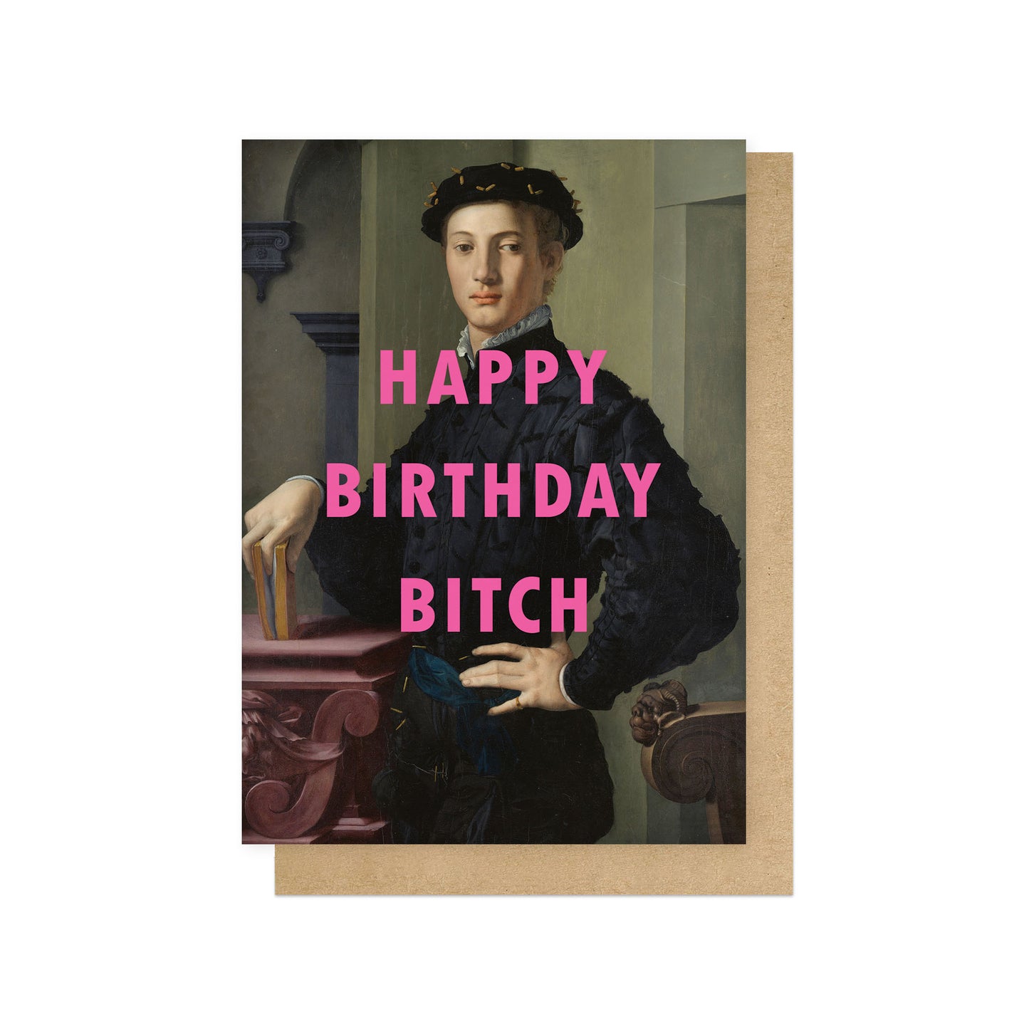 OHFINE200C-East End Prints-Birthday Bitch-Card-Oh Fine