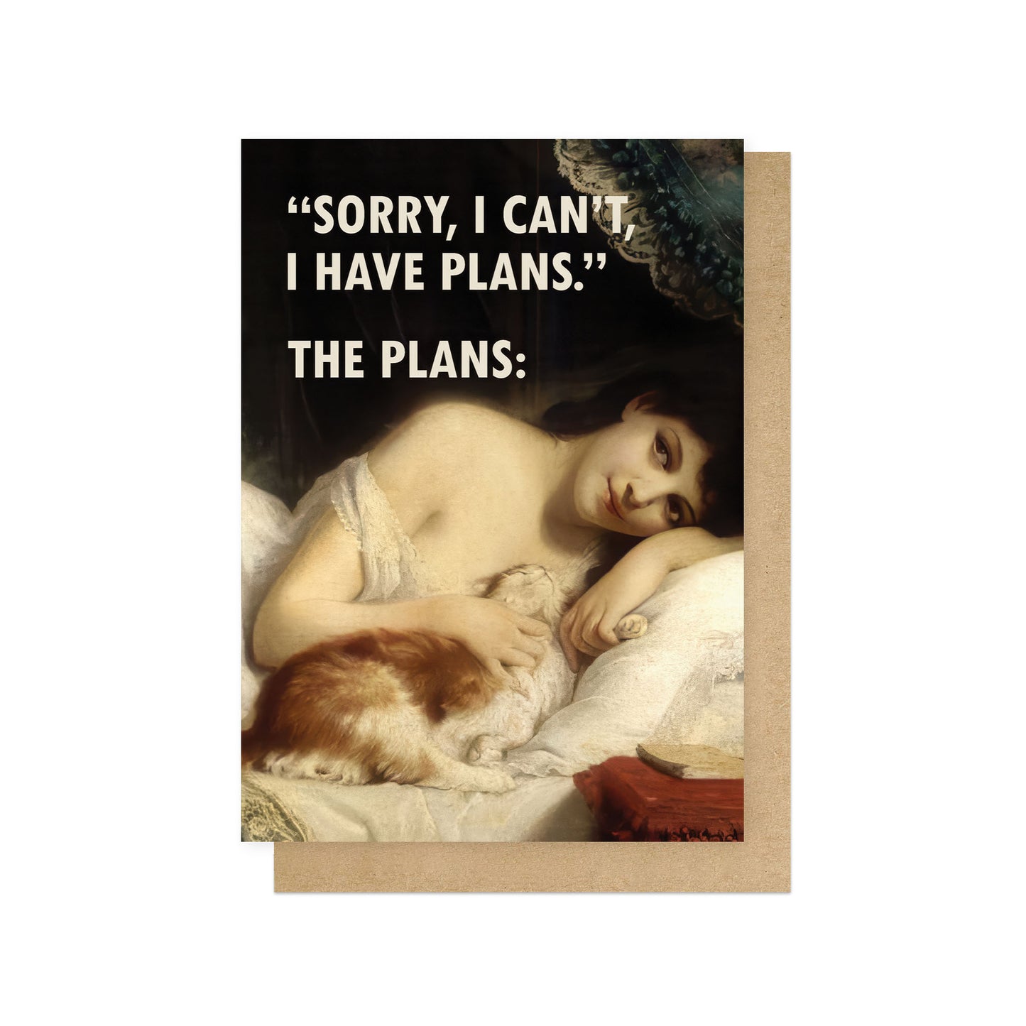 OHFINE202C-East End Prints-I Have Plans-Card-Oh Fine