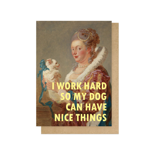 OHFINE204C-East End Prints-Working Hard-Card-Oh Fine