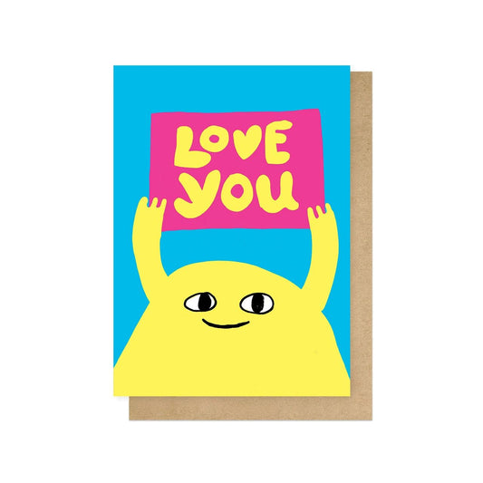 OHSIMB007C-East End Prints-Love You Placard-Card-Ohsimbo