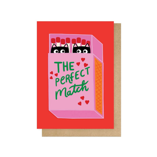 PAPTAI010C-East End Prints-The Perfect Match-Card-The Paper Tail