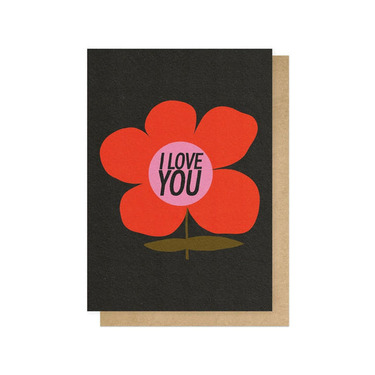 PARPAI006C-East End Prints-I Love You-Card-Parrott Paints