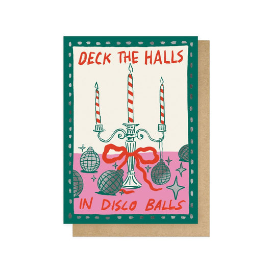 ROSRUS009C-East End Prints-Deck The Halls-Xmas Card-