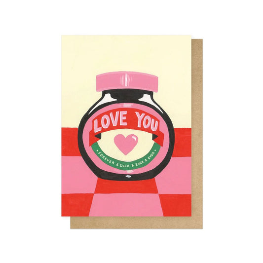 ROSRUS017C-East End Prints-Love You-Card-Rosie Rushton