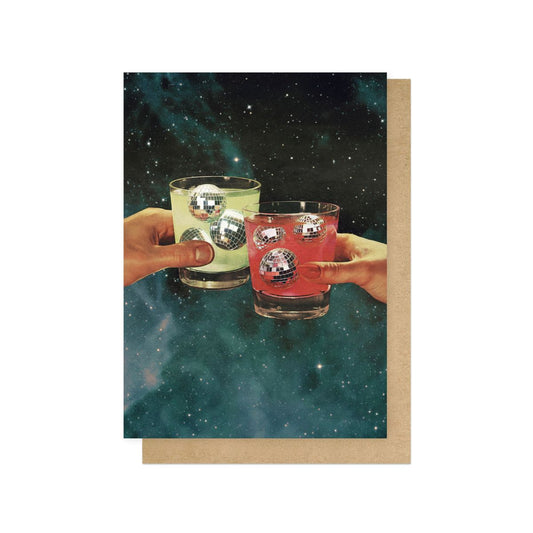VERART018C-East End Prints-Cosmic Cheers-Card-