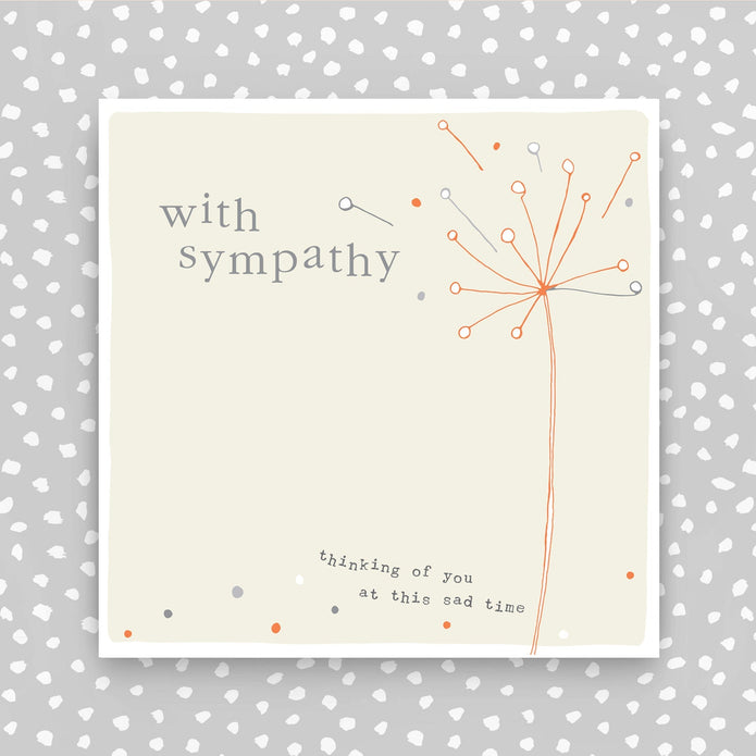 FB115-Molly Mae-With Sympathy - Thinking Of You At-Card-Flutter On The Breeze