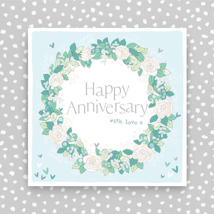 FB196-Molly Mae-Happy Anniversary - With Love-Card-Flutter On The Breeze