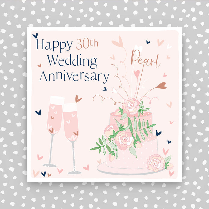 FB199-Molly Mae-30Th Wedding Anniversary-Card-Flutter On The Breeze