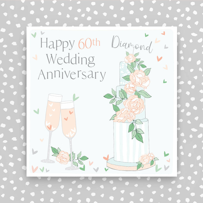 FB202-Molly Mae-60Th Wedding Anniversary-Card-Flutter On The Breeze